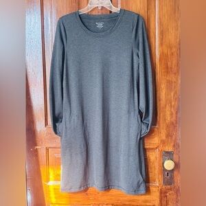 Oversized Sport Comfort Casual Heather Gray Athleta Uptempo Pocket Tennis Dress